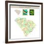 South Carolina-IndianSummer-Framed Art Print