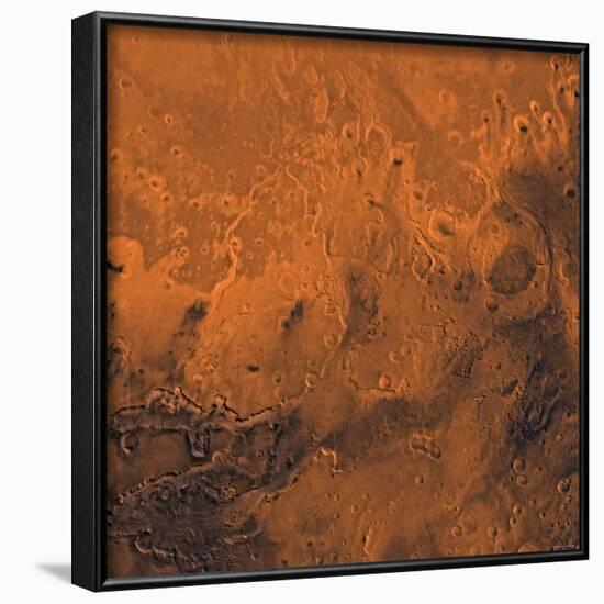 South Chryse Basin Valles Marineris Outflow Channels on Mars-Stocktrek Images-Framed Photographic Print