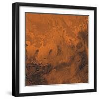 South Chryse Basin Valles Marineris Outflow Channels on Mars-Stocktrek Images-Framed Photographic Print