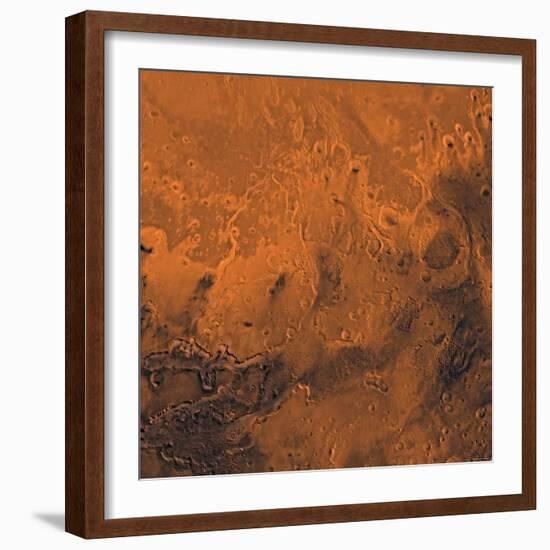 South Chryse Basin Valles Marineris Outflow Channels on Mars-Stocktrek Images-Framed Photographic Print