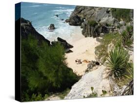 South Coast Beach, Bermuda, Atlantic Ocean, Central America-Harding Robert-Stretched Canvas