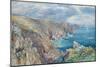 South Coast of Guernsey from the Cribiere, 1862-Paul Jacob Naftel-Mounted Giclee Print