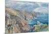 South Coast of Guernsey from the Cribiere, 1862-Paul Jacob Naftel-Mounted Giclee Print