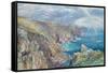 South Coast of Guernsey from the Cribiere, 1862-Paul Jacob Naftel-Framed Stretched Canvas