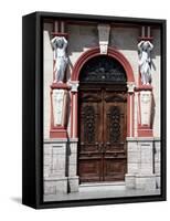 South Coast, Ponce, Plaza Las Delicias, Colonial Architecture, Casa Armstrong Poventud, Puerto Rico-Michele Falzone-Framed Stretched Canvas