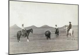 South Dakota: Cowboys-John C.H. Grabill-Mounted Giclee Print