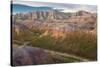 South Dakota, Erosion Hills in Badlands National Park-Judith Zimmerman-Stretched Canvas