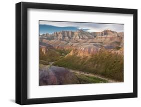 South Dakota, Erosion Hills in Badlands National Park-Judith Zimmerman-Framed Photographic Print