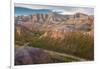 South Dakota, Erosion Hills in Badlands National Park-Judith Zimmerman-Framed Photographic Print