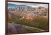 South Dakota, Erosion Hills in Badlands National Park-Judith Zimmerman-Framed Photographic Print