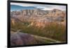 South Dakota, Erosion Hills in Badlands National Park-Judith Zimmerman-Framed Photographic Print