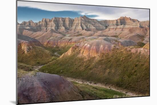 South Dakota, Erosion Hills in Badlands National Park-Judith Zimmerman-Mounted Photographic Print