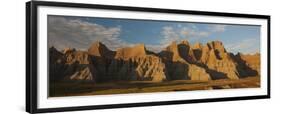 South Dakota, Erosion Hills in Badlands National Park-Judith Zimmerman-Framed Premium Photographic Print