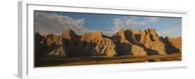 South Dakota, Erosion Hills in Badlands National Park-Judith Zimmerman-Framed Premium Photographic Print