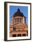 South Dakota State Capitol Exterior, Sunset, Pierre, South Dakota, USA-Walter Bibikow-Framed Photographic Print