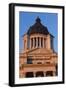 South Dakota State Capitol Exterior, Sunset, Pierre, South Dakota, USA-Walter Bibikow-Framed Photographic Print