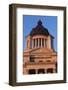 South Dakota State Capitol Exterior, Sunset, Pierre, South Dakota, USA-Walter Bibikow-Framed Photographic Print