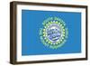 South Dakota State Flag-Lantern Press-Framed Art Print