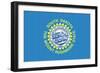 South Dakota State Flag-Lantern Press-Framed Art Print