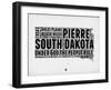 South Dakota Word Cloud 1-NaxArt-Framed Art Print