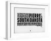 South Dakota Word Cloud 1-NaxArt-Framed Premium Giclee Print