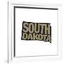 South Dakota-Art Licensing Studio-Framed Giclee Print