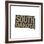 South Dakota-Art Licensing Studio-Framed Giclee Print