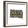 South Dakota-Art Licensing Studio-Framed Giclee Print