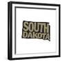 South Dakota-Art Licensing Studio-Framed Giclee Print