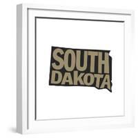 South Dakota-Art Licensing Studio-Framed Giclee Print