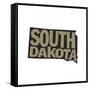 South Dakota-Art Licensing Studio-Framed Stretched Canvas