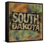 South Dakota-Art Licensing Studio-Framed Stretched Canvas