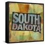South Dakota-Art Licensing Studio-Framed Stretched Canvas