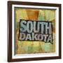 South Dakota-Art Licensing Studio-Framed Giclee Print