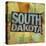 South Dakota-Art Licensing Studio-Stretched Canvas