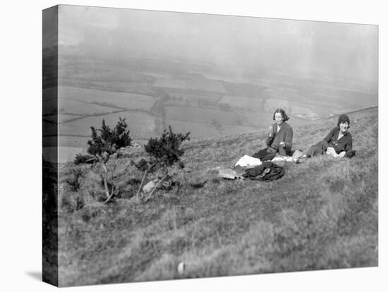 South Downs Picnic-null-Stretched Canvas