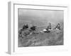 South Downs Picnic-null-Framed Photographic Print