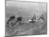 South Downs Picnic-null-Mounted Photographic Print