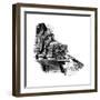 South Durham Salt Works, 1884-null-Framed Giclee Print