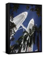 South East Asia, Malaysia, Kuala Lumpur, Petronas Towers-Christian Kober-Framed Stretched Canvas