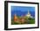 South East Asia, Myanmar, Bagan, Pagodas on Bagan Plain and Thatbyinnyu Pahto Temple-Christian Kober-Framed Photographic Print