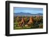 South East Asia, Myanmar, Bagan, Temples on Bagan Plain-Christian Kober-Framed Premium Photographic Print