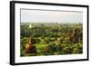 South East Asia, Myanmar, Bagan, Temples on Bagan Plain-Christian Kober-Framed Photographic Print