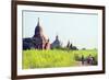 South East Asia, Myanmar, Bagan, Temples on Bagan Plain-Christian Kober-Framed Photographic Print