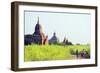 South East Asia, Myanmar, Bagan, Temples on Bagan Plain-Christian Kober-Framed Photographic Print