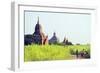 South East Asia, Myanmar, Bagan, Temples on Bagan Plain-Christian Kober-Framed Photographic Print