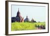 South East Asia, Myanmar, Bagan, Temples on Bagan Plain-Christian Kober-Framed Photographic Print