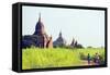 South East Asia, Myanmar, Bagan, Temples on Bagan Plain-Christian Kober-Framed Stretched Canvas