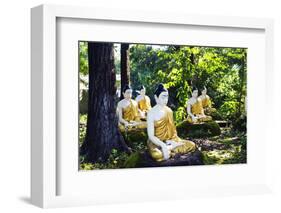 South East Asia, Myanmar, Bago, Four Figures Paya-Christian Kober-Framed Photographic Print