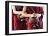 South East Asia, Myanmar, Bago, Kha Khat Wain Kyaung Monastery, Meal Time-Christian Kober-Framed Photographic Print